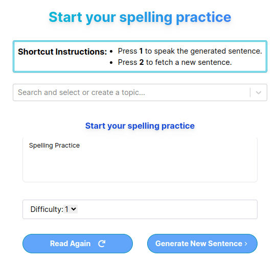 Spelling Practice 2